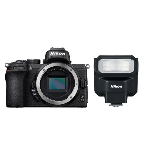 Nikon Z50 Body Only with Nikon SB-300 Speedlight (Promo Cashback Rp 2.500.000)